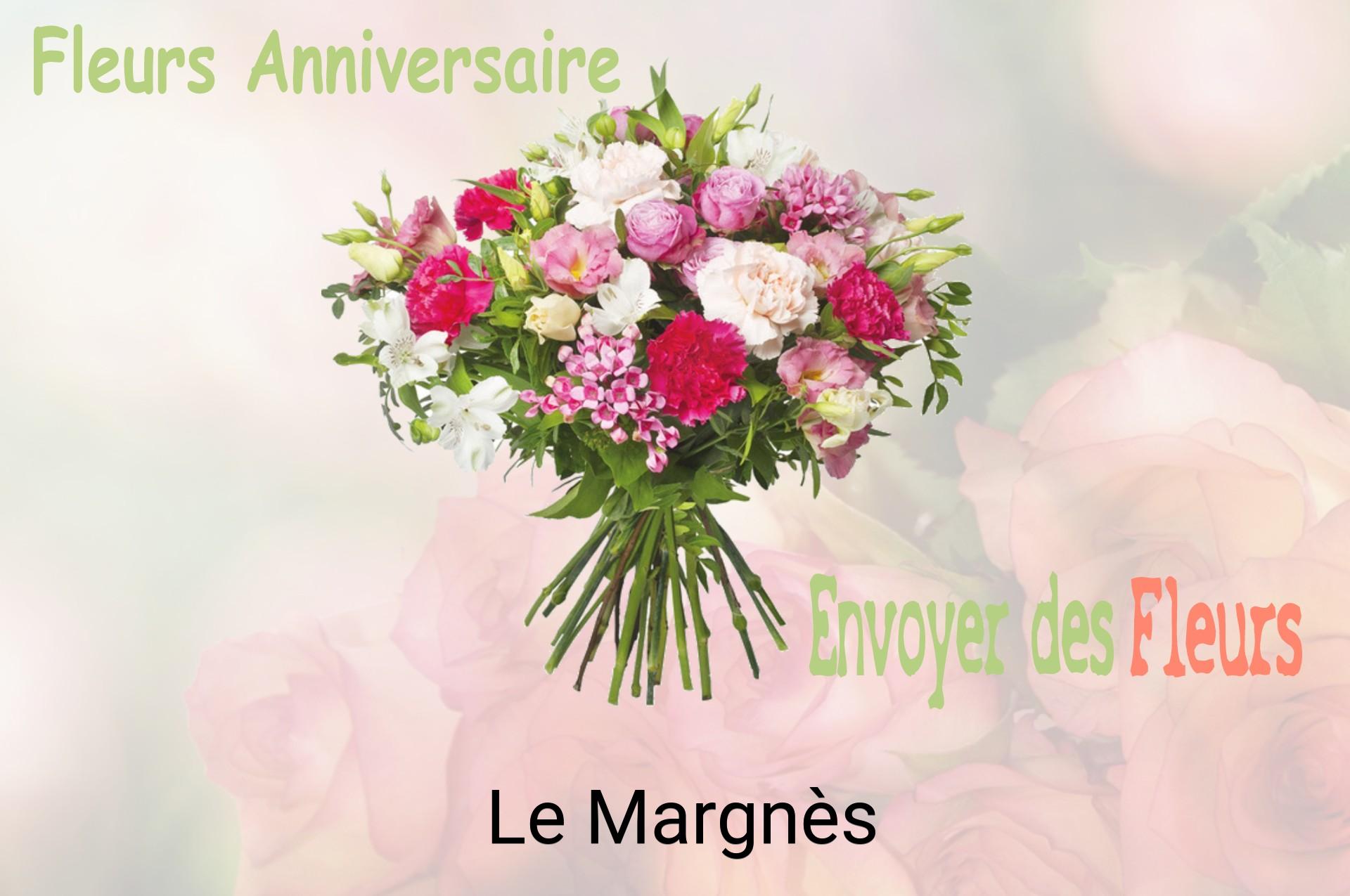 Bouquet de fleurs d’anniversaire livré à Le Margnès